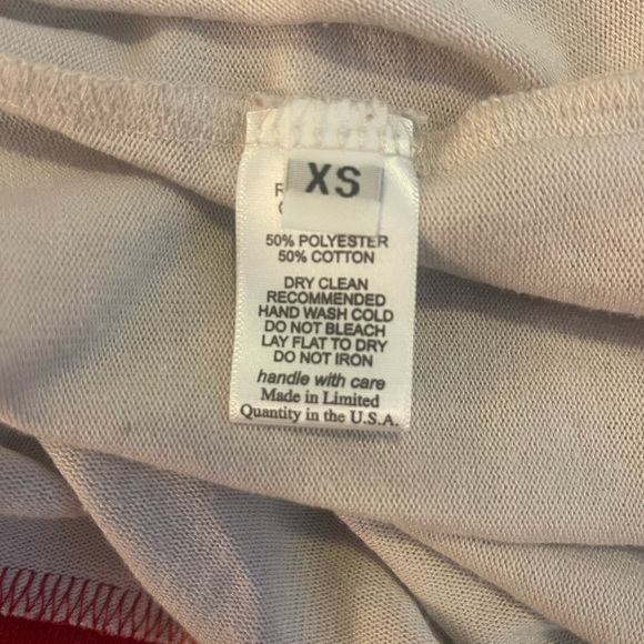 Michael Lauren Serge Stripe Pullover in Cloud & Cayenne in Size Xsmall - Picture 7 of 9